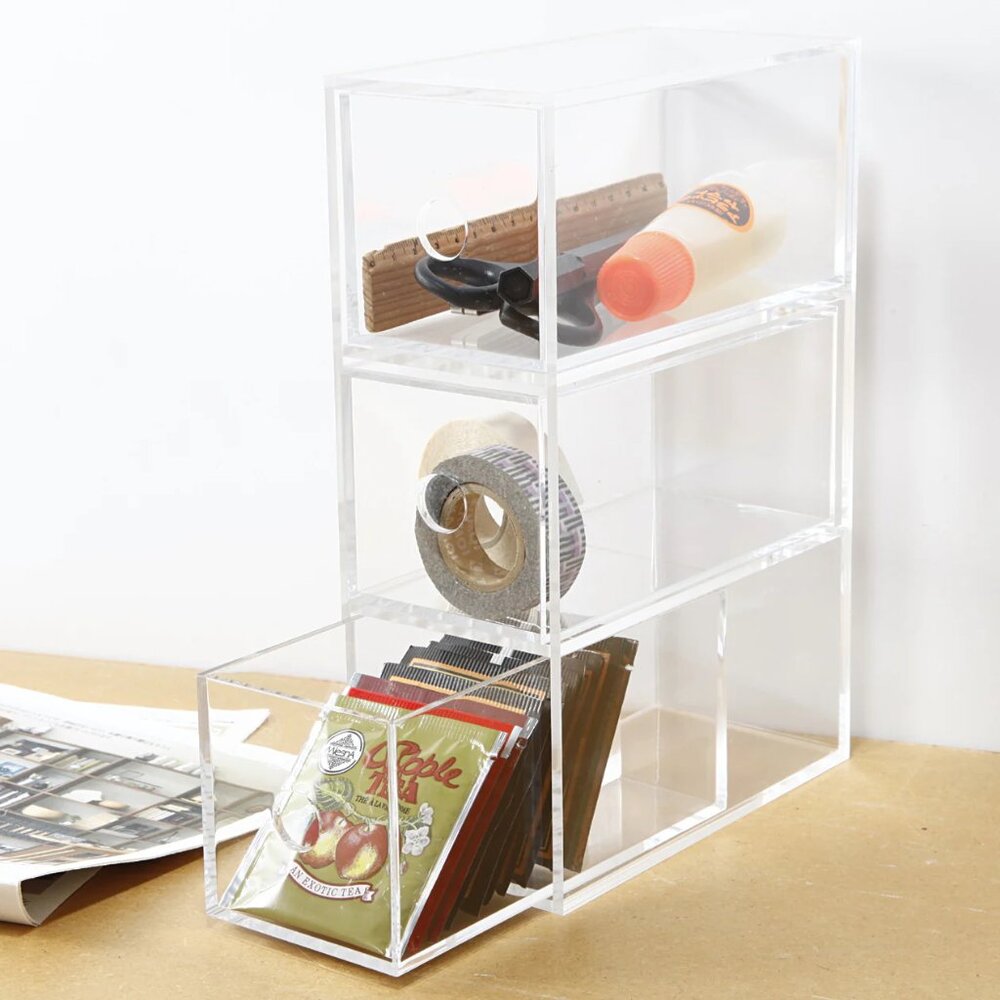 Muji Acrylic 3 Drawer Unit - Picture 5 of 9